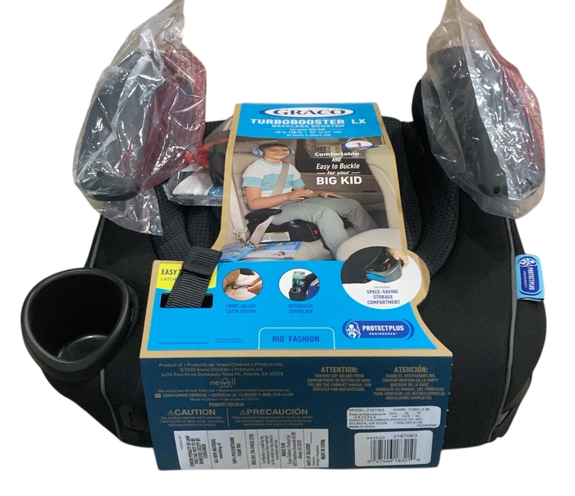 Shop Graco TurboBooster LX Backless Booster Car Seat, 2022, Rio at Goodbuygears