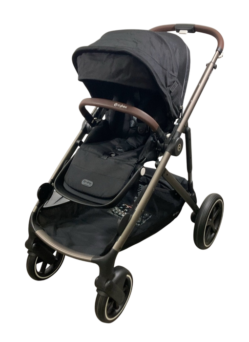 Shop Cybex Gazelle S Modular Stroller, 2024, Moon Black, Taupe Frame at Goodbuygears