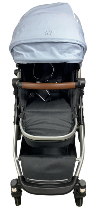 Shop Mockingbird Single to Double 2.0 Stroller, Sky, Watercolor Drops, Silver With Penny Leather, 2025 at Goodbuygears
