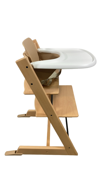 Shop Stokke Tripp Trapp Complete High Chair, Dots Grey, Natural at Goodbuygears