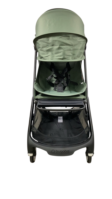 Shop Bugaboo Butterfly Stroller, 2024, Black, Forest Green, Forest Green at Goodbuygears