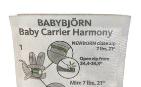 Shop BabyBjorn Baby Carrier Harmony, 3D Mesh, Anthracite at Goodbuygears