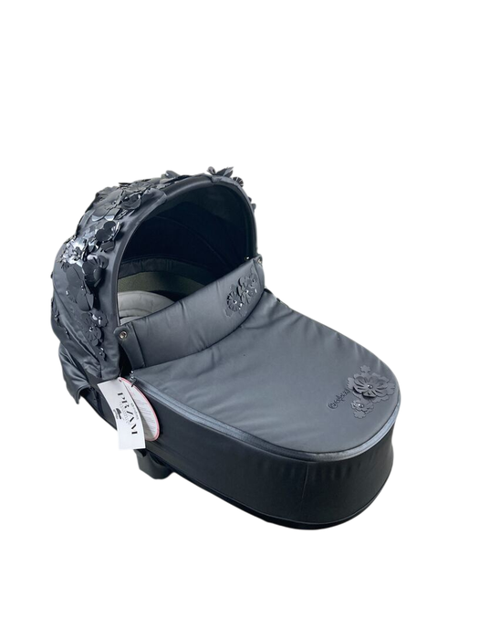 Shop Cybex PRIAM Lux Carry Cot, Simply Flowers Grey at Goodbuygears