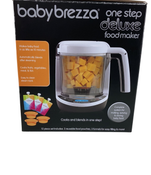 Shop Baby Brezza One Step Food Maker Deluxe, White on Black at Goodbuygears