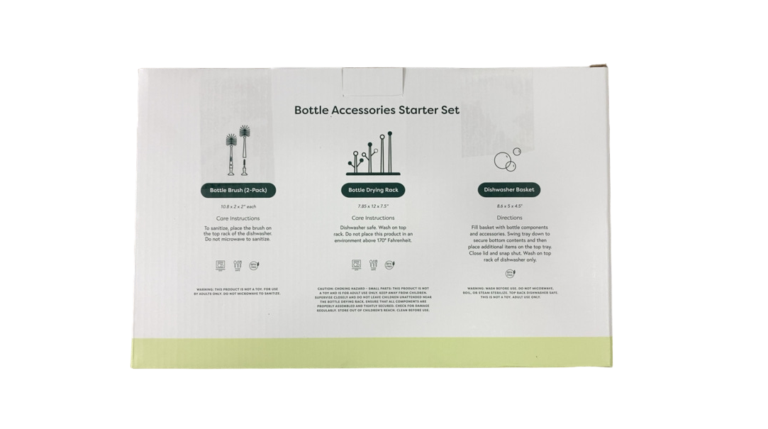 Shop Sprucely Bottle Accessories Starter Set, White/Sage at Goodbuygears