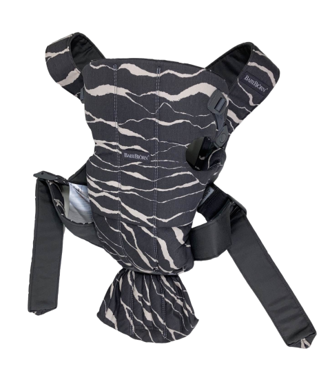 Shop BabyBjorn Baby Carrier Mini, Anthracite/Landscape Print Cotton at Goodbuygears