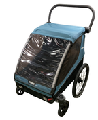 Shop Thule Courier Bike Convertible Trailer, 2022, Aegean Blue at Goodbuygears