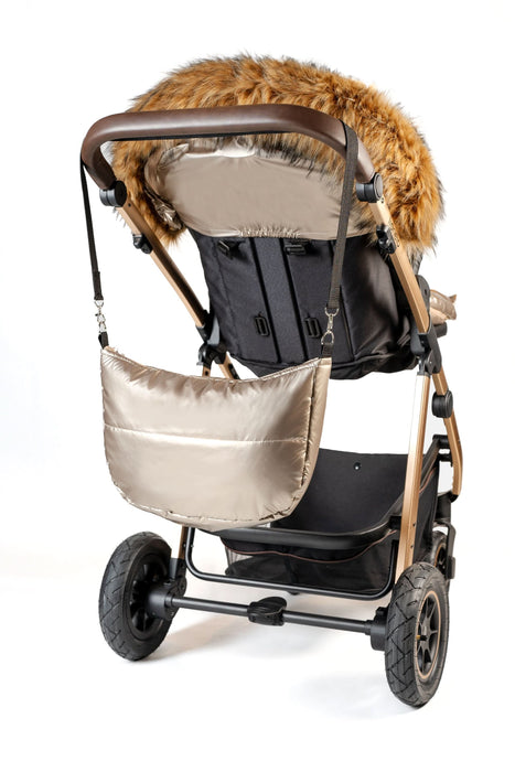 Shop Cover Baby Organic Premium Beige Wool Adjustable Footmuff, Pastel Gold at Goodbuygears