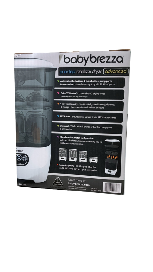 Shop Baby Brezza Sterilizer and Dryer Advanced, White at Goodbuygears