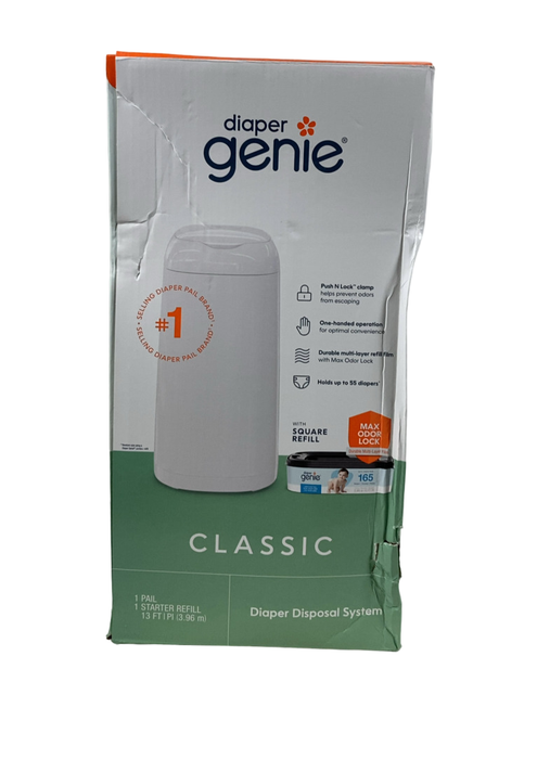 Shop Diaper Genie Classic Pail, White at Goodbuygears