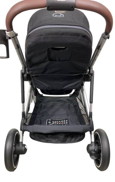 Shop Cybex Gazelle S Modular Stroller, 2024, Moon Black, Silver Frame at Goodbuygears