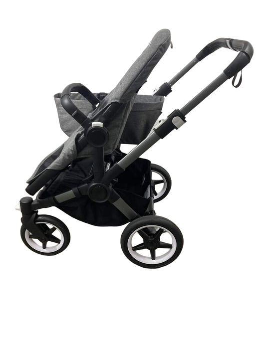 Shop Bugaboo Donkey 5 Stroller Mono, 2022, Grey Melange, Graphite at Goodbuygears
