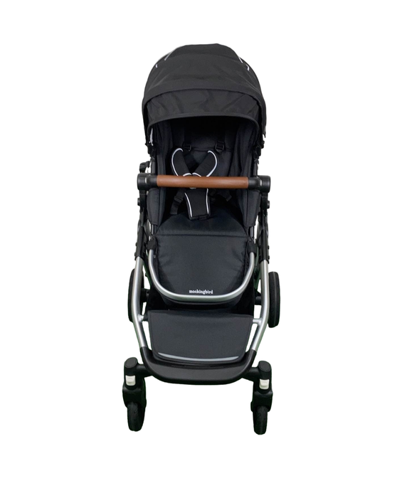 Shop Mockingbird Single to Double 2.0 Stroller, Silver with Penny Leather, Watercolor Drops, Black , 2024 at Goodbuygears