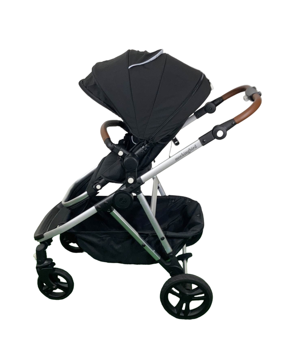 Shop Mockingbird Single to Double 2.0 Stroller, Black, Windowpane, Silver With Penny Leather, 2024 at Goodbuygears
