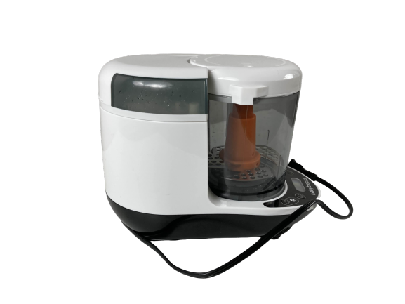 Baby Brezza One Step Food Maker Deluxe, White on Black