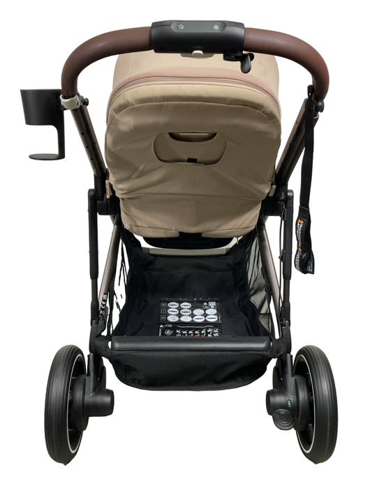Shop Cybex e-Gazelle S Stroller, 2024, Almond Beige, Taupe at Goodbuygears
