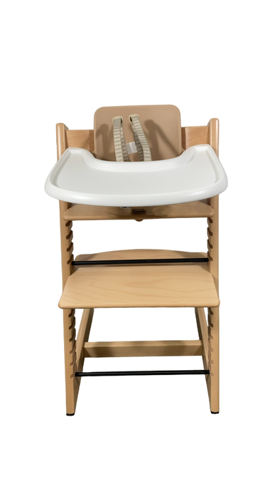 Shop Stokke Tripp Trapp Complete High Chair, Dots Grey, Natural at Goodbuygears