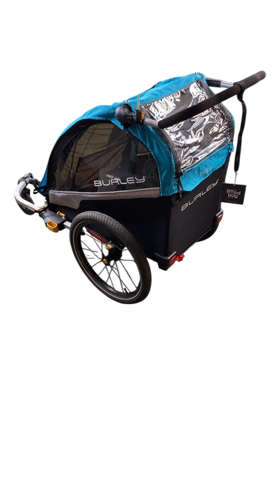 Shop Burley D’Lite X Bicycle Trailer Single, Aqua at Goodbuygears