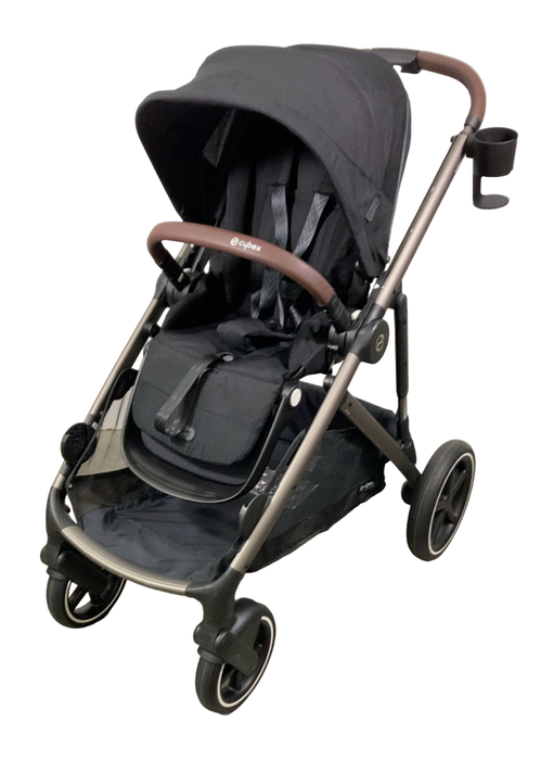 Shop Cybex Gazelle S Modular Stroller, 2023, Moon Black, Silver Frame at Goodbuygears