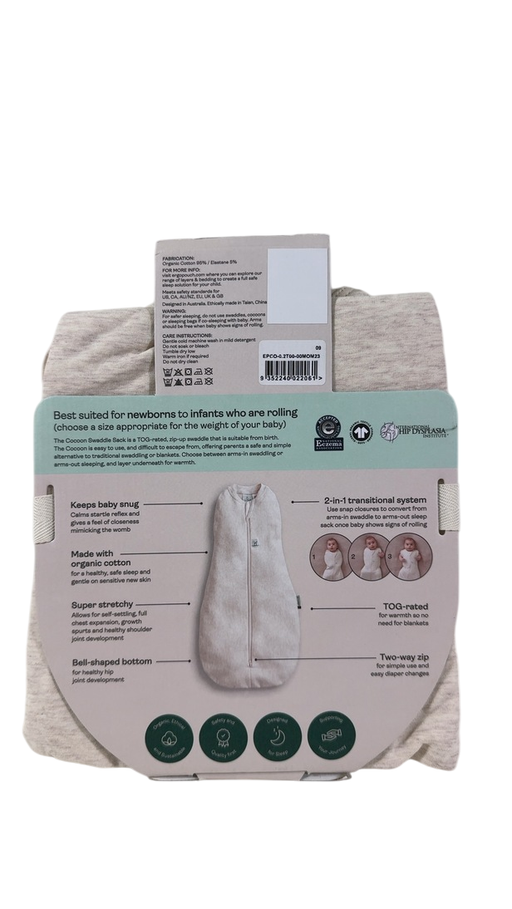 Shop ErgoPouch Cocoon Swaddle Bag, 0.2 TOG, 0000M, Oatmeal Marle at Goodbuygears
