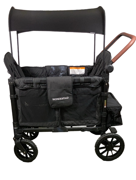 Shop Wonderfold W4 Luxe Quad Stroller Wagon, 2023, Volcanic Black at Goodbuygears