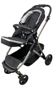 Shop Mockingbird Single to Double 2.0 Stroller, 2024, Black, Silver With Black Leather, Watercolor Drops at Goodbuygears