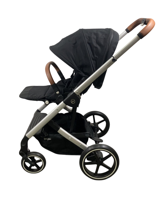 Shop Cybex Balios S Lux Stroller, 2021, Silver, Moon Black at Goodbuygears