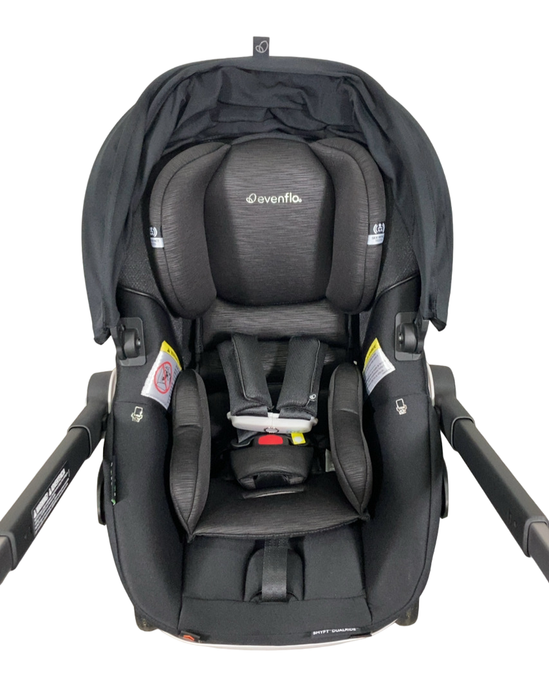 Shop Evenflo Gold Shyft Dual Ride Infant Car Seat Stroller Combo, Onyx, 2024, with Carryall Storage and Extended Canopy at Goodbuygears