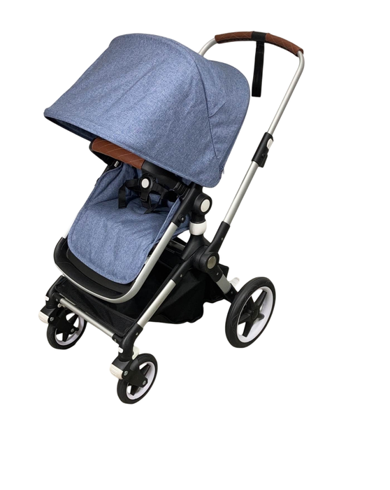 used Bugaboo Lynx Stroller, 2020, Aluminum, Blue Melange