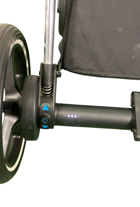 Shop Cybex E-PRIAM Stroller Frame Only, Chrome With Black Details, with Battery at Goodbuygears