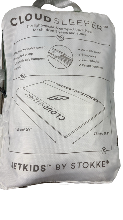 Shop Stokke JetKids CloudSleeper Inflatable Kids’ Bed, White at Goodbuygears