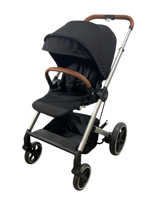 Shop Cybex Balios S Lux Stroller, 2022, Silver, Moon Black at Goodbuygears