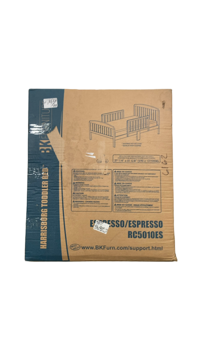 Shop BK Furniture Harrisburg Toddler Bed, Espresso at Goodbuygears