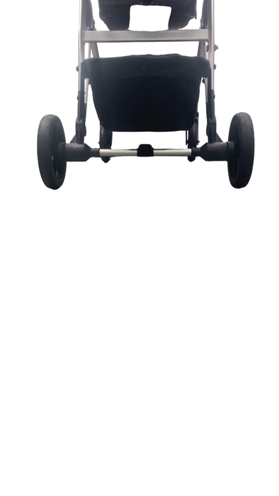 Shop Mockingbird Single to Double 2.0 Stroller, 2024, Black, Silver With Black Leather, Watercolor Drops at Goodbuygears
