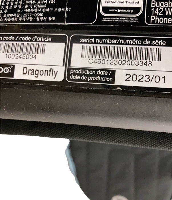 Shop Bugaboo Dragonfly Bassinet and Seat Stroller, Midnight Black, Skyline Blue, Graphite, 2023 at Goodbuygears