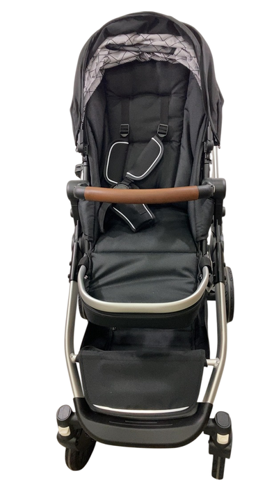 Shop Mockingbird Single to Double 2.0 Stroller, 2025, Black, Silver With Penny Leather, Windowpane at Goodbuygears