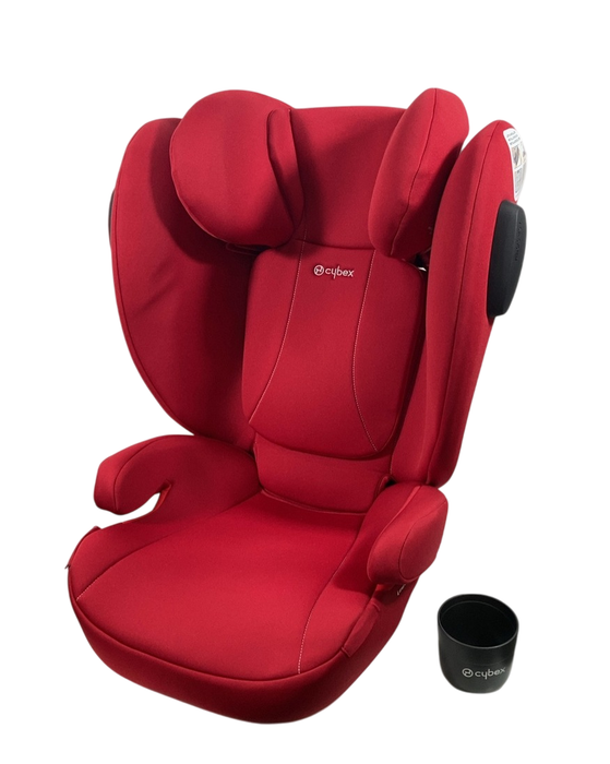 Shop Cybex Solution B2-Fix + Lux Booster, 2024, Dynamic Red at Goodbuygears
