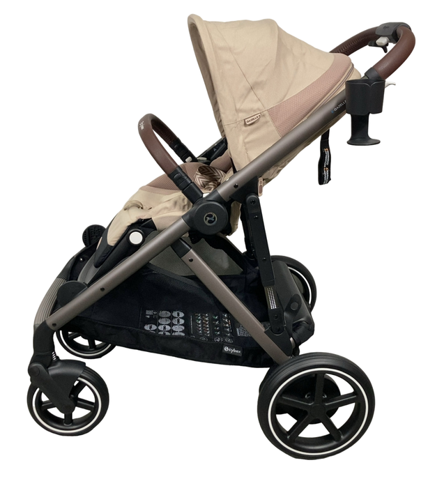 Shop Cybex e-Gazelle S Stroller, 2024, Almond Beige, Taupe at Goodbuygears