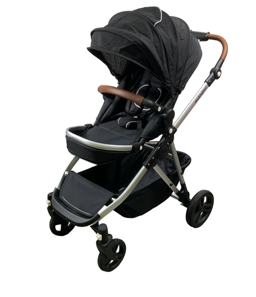 Shop Mockingbird Single to Double 2.0 Stroller, 2024, Black, Silver With Penny Leather, Windowpane at Goodbuygears