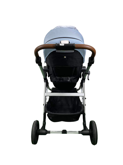 Shop Mockingbird Single to Double 2.0 Stroller, 2024, Silver With Penny Leather, Sky, Watercolor Drops at Goodbuygears
