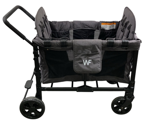 Shop Wonderfold W4 Multifunctional Quad Stroller Wagon, Charcoal Grey, 2024 at Goodbuygears