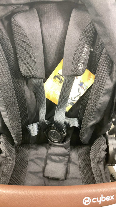 Shop Cybex Gazelle S Modular Stroller, 2024, Moon Black, Taupe Frame at Goodbuygears