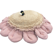 Shop Lorena Canals Floor Cushion Pink Daisy, Pink at Goodbuygears