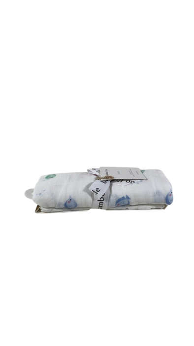 Shop Bamboo Little Swaddle, 1 pack, Fish at Goodbuygears