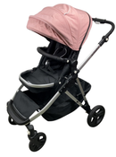 Shop Mockingbird Single to Double 2.0 Stroller, 2024, Bloom, Silver With Black Leather, Windowpane at Goodbuygears