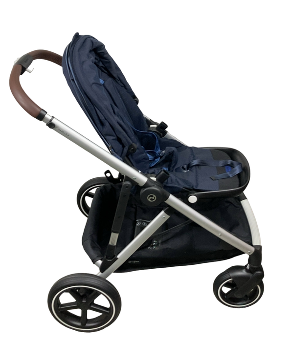 Shop Cybex Gazelle S Modular Stroller, Ocean Blue, Silver Frame, 2024 at Goodbuygears