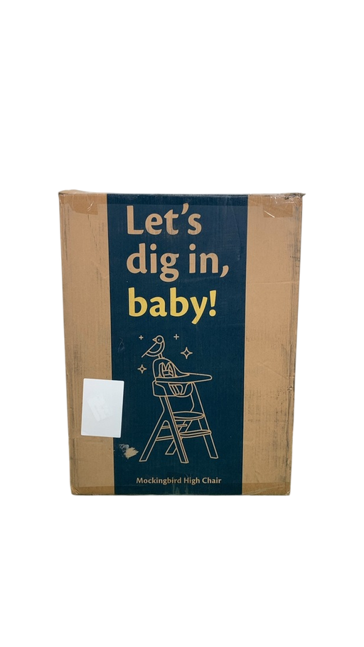 Shop Mockingbird High Chair, 2.0, Natural Beech, White at Goodbuygears