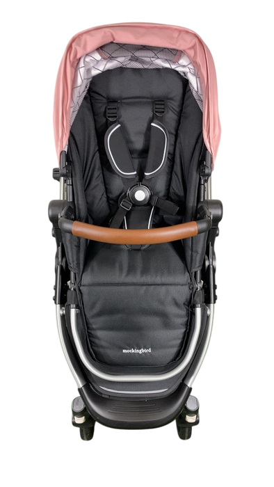 Shop Mockingbird Single 2.0 Stroller, Bloom, Windowpane, Silver With Penny Leather, 2025 at Goodbuygears