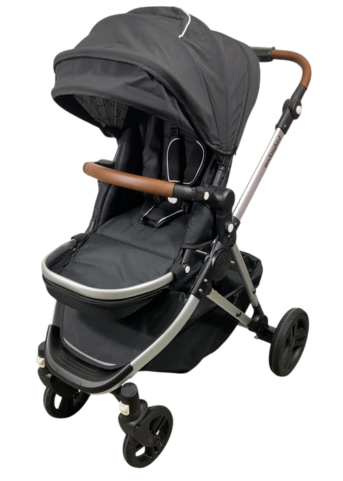 Shop Mockingbird Single 2.0 Stroller, 2024, Black, Silver With Penny Leather, Windowpane at Goodbuygears