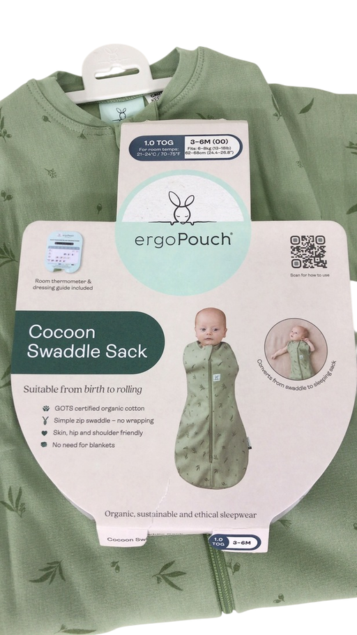 Shop ErgoPouch Cocoon Swaddle Bag, Willow, 3-6m, 1.0 TOG at Goodbuygears
